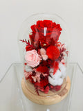 Glory Cloud - Preserved Flowers in Glass Cloche - Medium