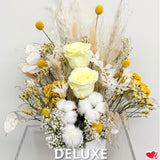 Sweet Unique - Deluxe - Preserved Flowers in Designer Vase