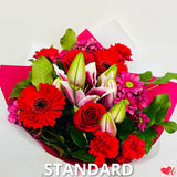 Designer Choice - I Love You Red (Red) - Vase Arrangement