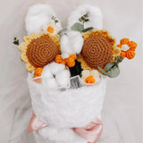 Knitted Flower Bouquets