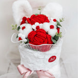 Knitted Flower Bouquets