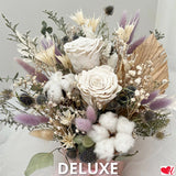 Sweet Unique - Deluxe - Preserved Flowers in Designer Vase