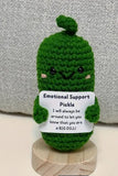 Yarn Pickle - For the pickle lovers out there, our yarn knitted pickle is a must-have accessory. Whether you're a fan of pickles or just appreciate a quirky piece of decor, this knitted pickle is sure to bring a smile to your f