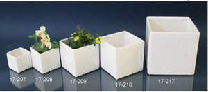 Square White Vase - Designer Vases