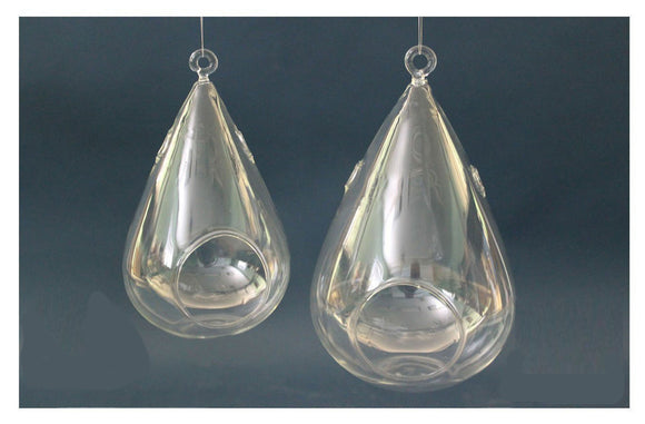 Raindrop Glass Vase - Terrarium Glass Vase