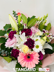 Spring Medley - One-Sided Hand-Tied Bouquet